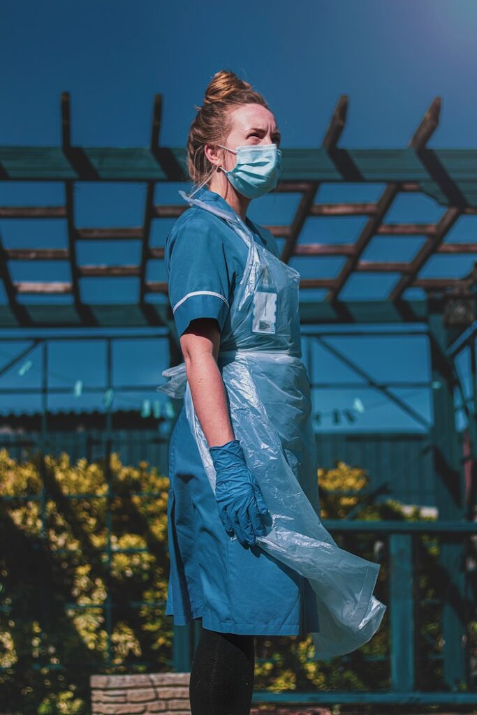 Travel Nurse in Full PPE